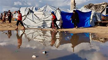 الأمطار تُغرق قطاع غزة.. المنخفض الجوي يعمق معاناة النازحين