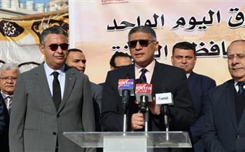 وزير التموين ومحافظ الجيزة يفتتحان سوق «اليوم الواحد» في أرض المطاحن بشارع فيصل