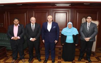 محافظ بني سويف يتابع مشروعات الخطة الاستثمارية