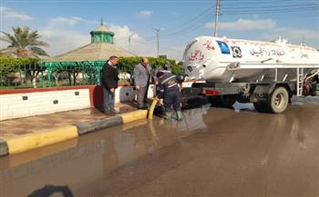 محافظ كفرالشيخ يوجه كسح مياه الأمطار وصيانة المرافق بمدينة دسوق