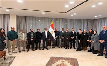 السفير المصري في سول يلتقي أعضاء الجالية المصرية في كوريا الجنوبية 