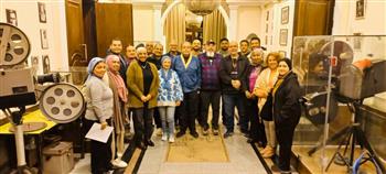 ختام ورشة الدراسات السينمائية الحرة بقصر السينما