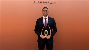 "صبحي" يهنئ البطل الاولمبي أحمد الجندي بعد تتويجه بجائزة محمد بن راشد للإبداع الرياضي