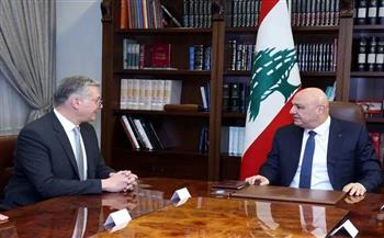 جوزاف عون: ممتنون للدعم الذي تقدمه مصر للشعب اللبناني