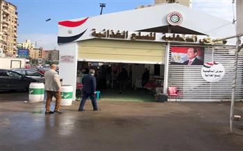 محافظ الدقهلية يتفقد المعرض الدائم للسلع الغذائية بحي شرق المنصورة