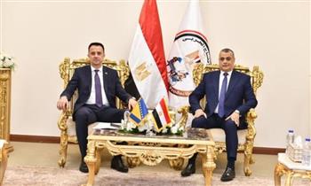 وزير الدولة للإنتاج الحربي ووزير الطاقة والتعدين البوسني يناقشان سبل التعاون