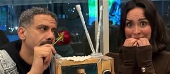 بسنت شوقي تحتفل بنجاح  مسلسل زوجها " ورد وشوكولاتة" 