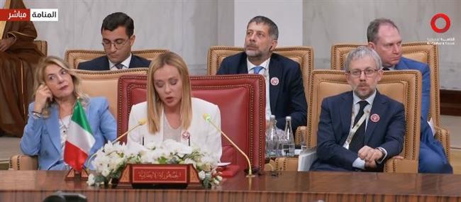 رئيسة وزراء إيطاليا: ندعم مخرجات قمة شرم الشيخ بشأن غزة