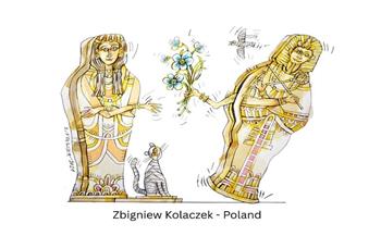 غدًا.. افتتاح معرض دولي لرسوم الكاريكاتير بمركز محمود مختار الثقافي