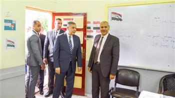 محافظ الإسكندرية يتابع سير إعادة انتخابات مجلس النواب بدائرة الرمل