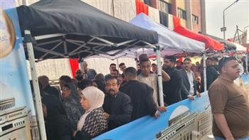 مع انتهاء ساعات العمل والدراسة الرسمية.. إقبال الشباب والرجال على التصويت في انتخابات النواب بإمبابة