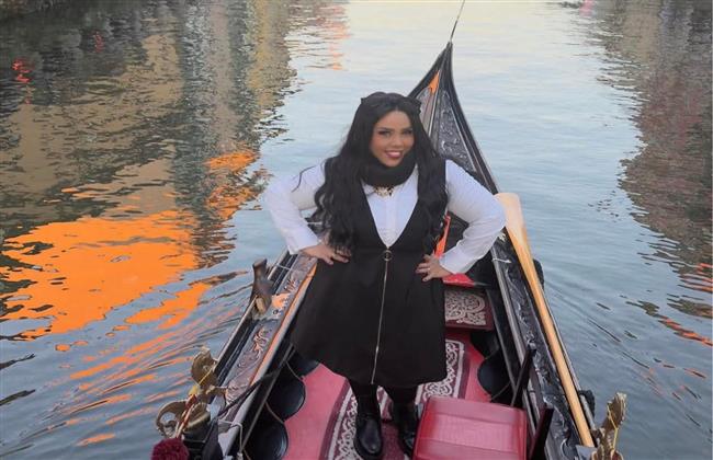 شيماء سيف تحتفل بالعام الجديد  في إيطاليا