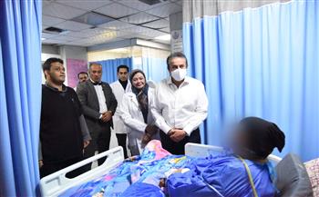 وزير الصحة يتفقد مستشفى الواسطى المركزي ببني سويف