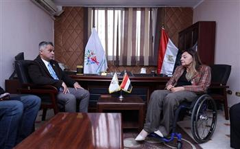 قومي الإعاقة و شباب القادة  يبحثان إطلاق برنامج لتدريب ذوي الهمم على البرمجة