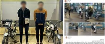 ضبط قائدي دراجتين ناريتين بدمياط لأداء حركات استعراضية