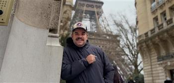 محمد عبد الرحمن " توتا" يستمتع باجازته في باريس