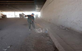 محافظ الجيزة يتابع أعمال رفع كفاءة النظافة بأنفاق المعتمدية والمكرونة والمعهد الديني والسادات وإبراهيم وعثمان