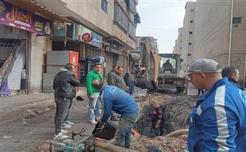 محافظ كفر الشيخ يعلن الانتهاء من صيانة خط الطرد الرئيسي بقطر 350 مم في دسوق