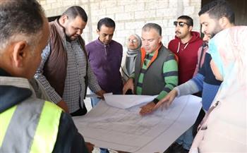 رئيس مياه الفيوم يتابع أعمال صيانة خط طرد بمحطة مياه العزب القديمة