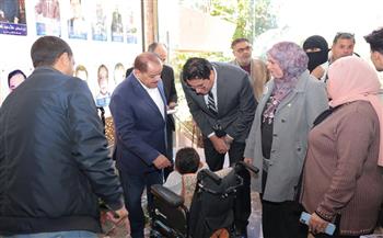 نائب محافظ الدقهلية يفتتح معرض ذوي الهمم السنوي بالمنصورة 