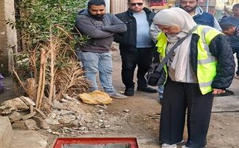 رئيس مياه بني سويف تتابع الوصلات المنزلية بمركز ببا ضمن مبادرة «حياة كريمة»