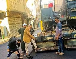  محافظ سوهاج: بدء رصف منطقة شارع الشريف بحي شرق بطول 17 ألف متر مسطح