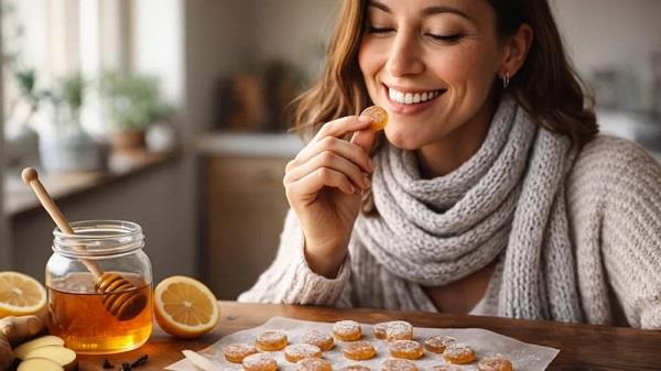 بدلًا من أقراص الاستحلاب.. وصفة حلوي طبيعية تقضي على التهاب الحلق 