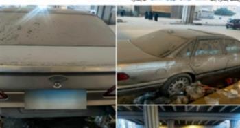 كشف ملابسات منشور على مواقع التواصل حول سيارة متهالكة بالجيزة