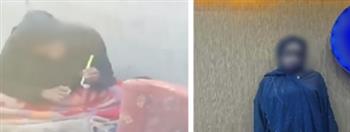 فيديو صادم على السوشيال ميديا.. سقوط سيدة «تعاطي الآيس» في قبضة الأمن بالجيزة