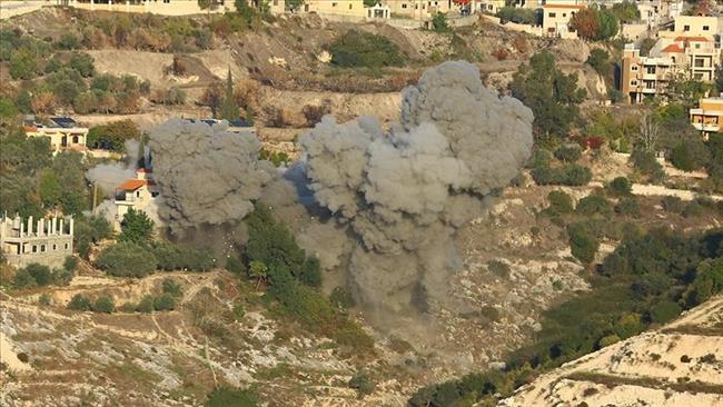 غارة للاحتلال تستهدف مبنى في بلدة جباع بقضاء النبطية جنوبي لبنان  