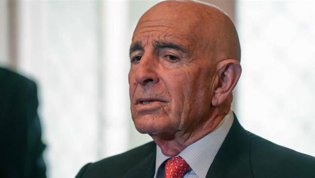 المبعوث الأمريكي توم براك يدعو إلى مفاوضات مباشرة بين لبنان وإسرائيل