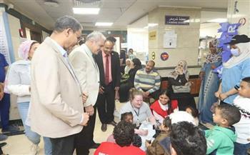 انطلاق القافلة السنوية لجراحات التجميل للأطفال بجامعة أسوان واستقبال 1000 طفل