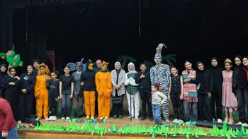 مسرحية "غابة الكسالي" تشعل مسرح قصر ثقافة روض الفرج