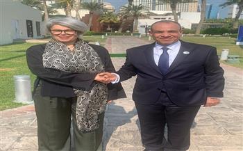 وزير الخارجية يلتقي مبعوثة الاتحاد الأوروبي للقرن الأفريقي لبحث تطورات الأوضاع في المنطقة