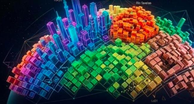 حتى المناطق الفقيرة.. خريطة ثلاثية الأبعاد تظهر كل مباني العالم