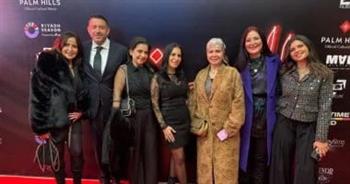 في العرض الخاص لفيلم "الست" ..حضور استثنائي لأسرة كوكب الشرق ونجوم الفن   