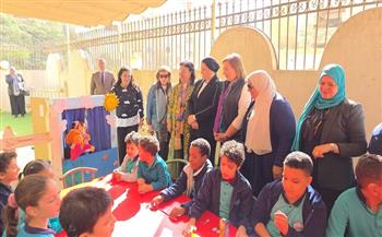 رئيسة المجلس القومي للطفولة والأمومة تزور جمعية نداء لتأهيل الأطفال الصم وضعاف السمع 