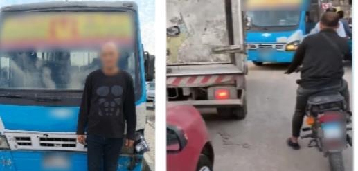 القبض علي سائق سيارة نقل جماعى للسير عكس الاتجاه بالجيزة