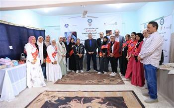 القومي للمرأة ينظم ورشة الأعمال اليدوية لسيدات قرية الزعفرانة