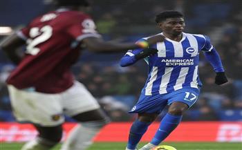 الدوري الإنجليزي.. برايتون يتعادل مع وست هام سلبيًا في الشوط الأول