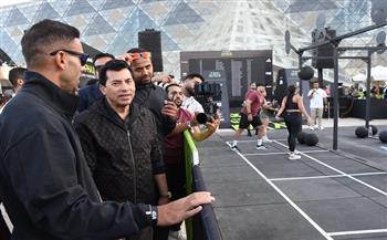 بالمتحف المصري الكبير.. وزير الرياضة يطلق فعالية Alpha X بمشاركة 1000 رياضي