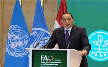 رئيس الوزراء يؤكد التزام مصر الكامل بتعزيز التعاون مع منظمة "الفاو" 