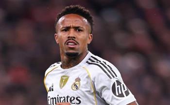 ميليتاو يغيب عن ريال مدريد 4 أشهر بسبب الإصابة