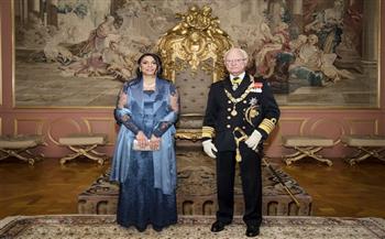 السفيرة المصرية تقدم أوراق الاعتماد إلى جلالة ملك السويد