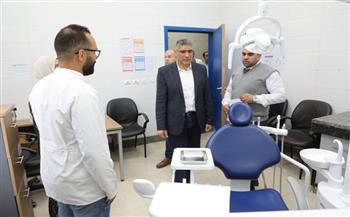 محافظ الجيزة يتابع انتظام العمل داخل مستشفى الصف المركزي ووحدة طب أسرة الفهميين