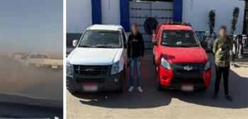 ضبط قائدي سيارتي نقل قدّما استعراضات خطرة على طريق بالمنوفية