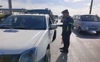 محافظ الدقهلية يتابع حملة لكشف عن تعاطي المخدرات والمخالفات المرورية بطريق رافد جمصة