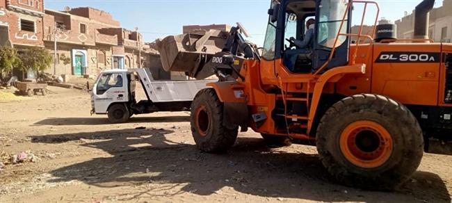 جهود الوحدة المحلية لمركز ومدينة ببا في ملفات النظافة ومواجهة التعديات