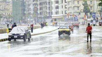 أمطار على الإسكندرية مع استمرار حركة الملاحة بالميناء تزامنا مع نوة قاسم