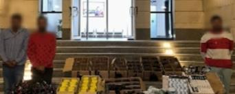 القبض على عنصرين لسرقة محابس نحاسية وبيعها لعميل بسوء نية بالتجمع الأول